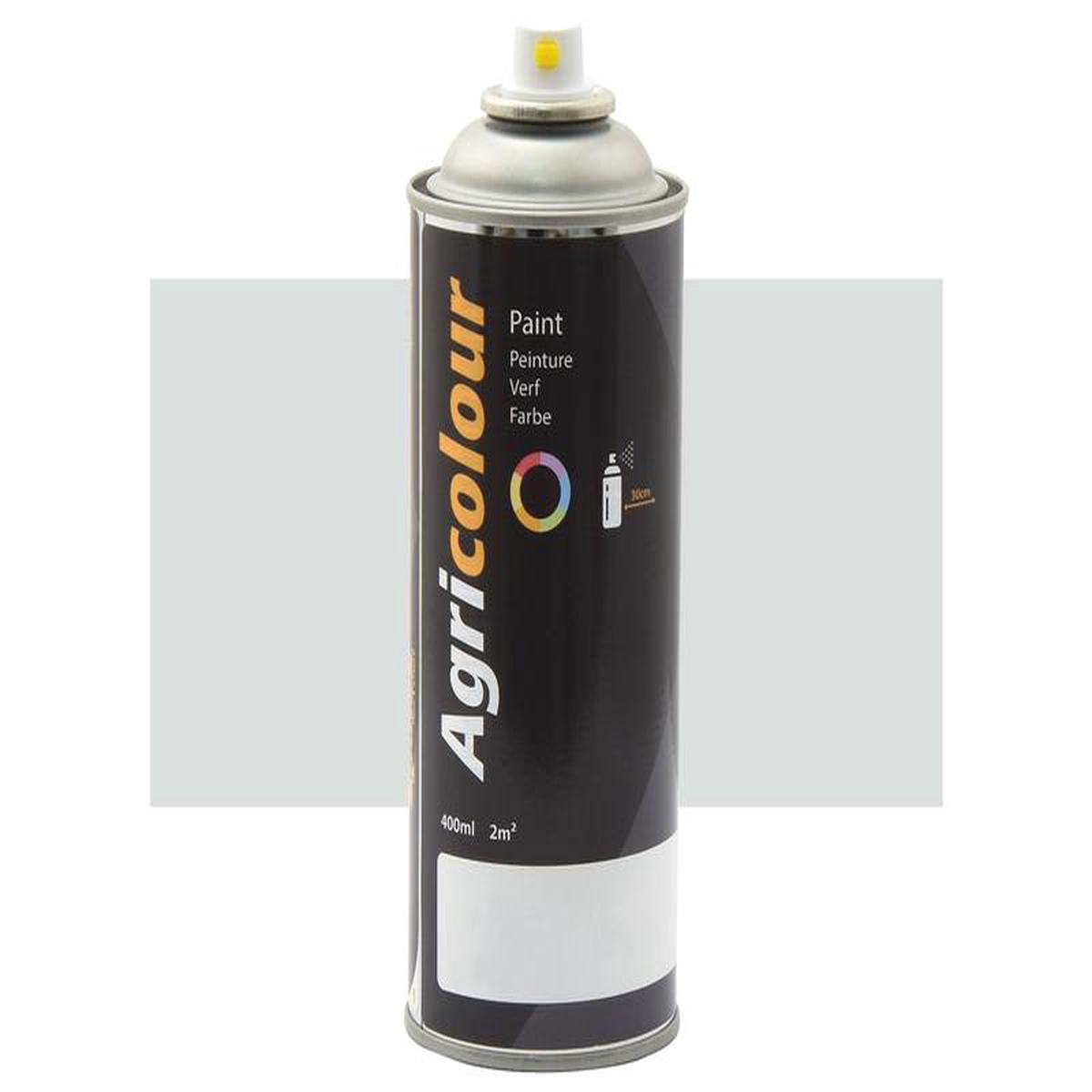 Agricolour - Light Grey Gloss Paint 400ml Aerosol - Sparex Part S.99626