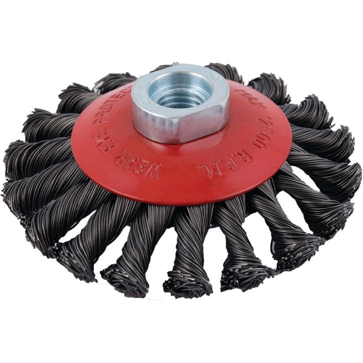 Twist Bevelled Wire Brush 100 MM - Sparex Part S.25366