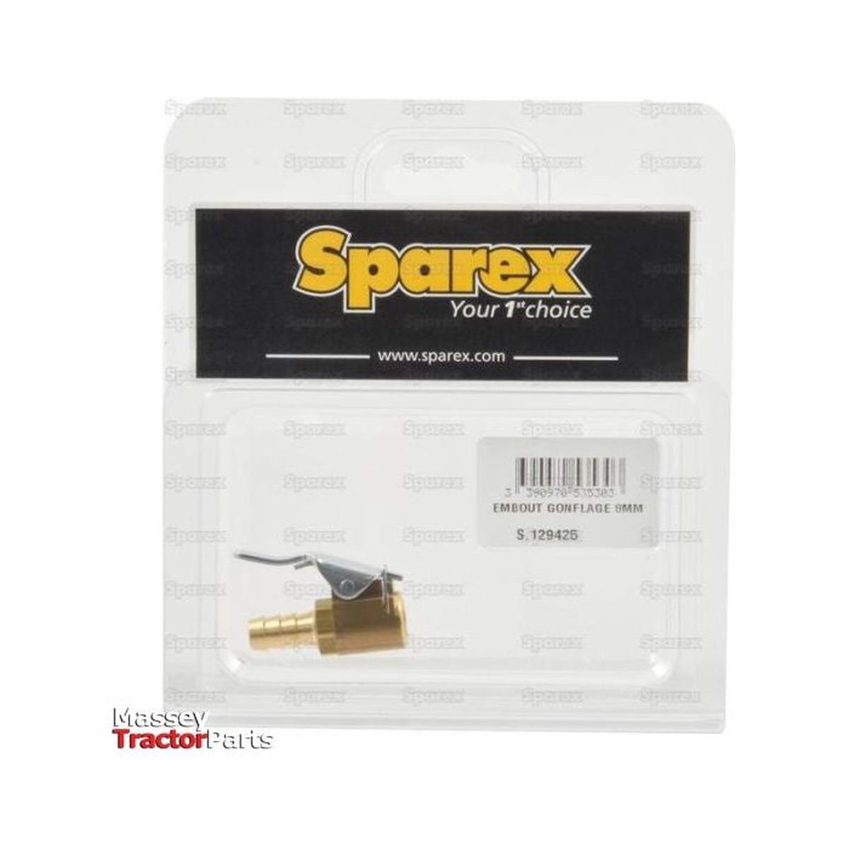 Valve Connector 8 MM (1 Pc. Agripak) - Sparex Part S.129425
