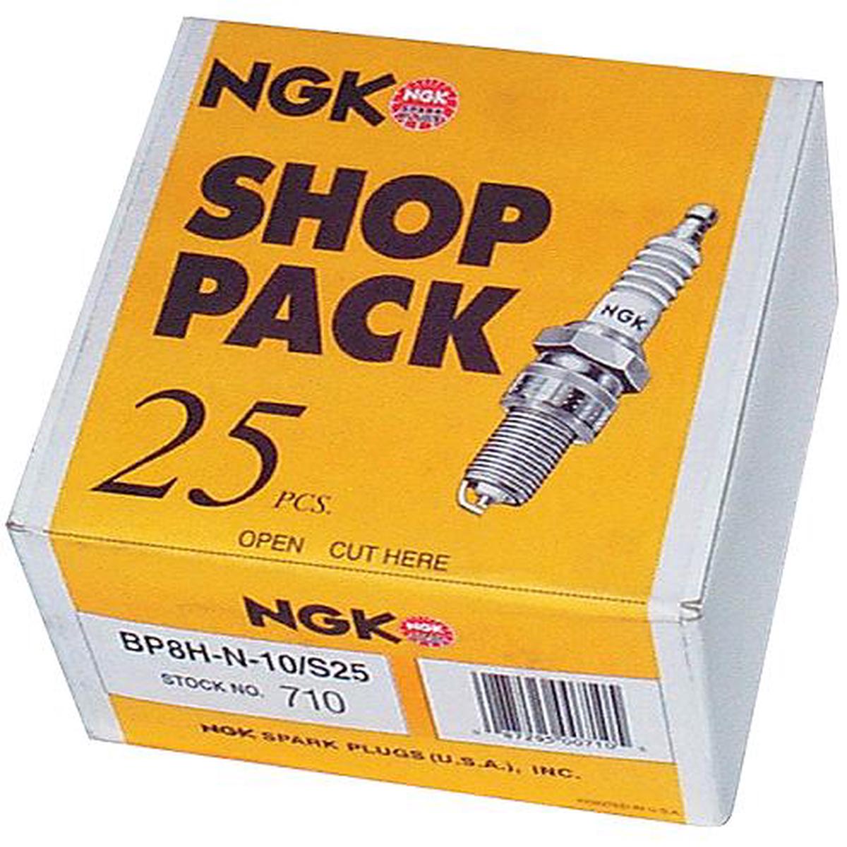 Shop Pack Spark Plugs, 707 BR9HS10, 25/Pack