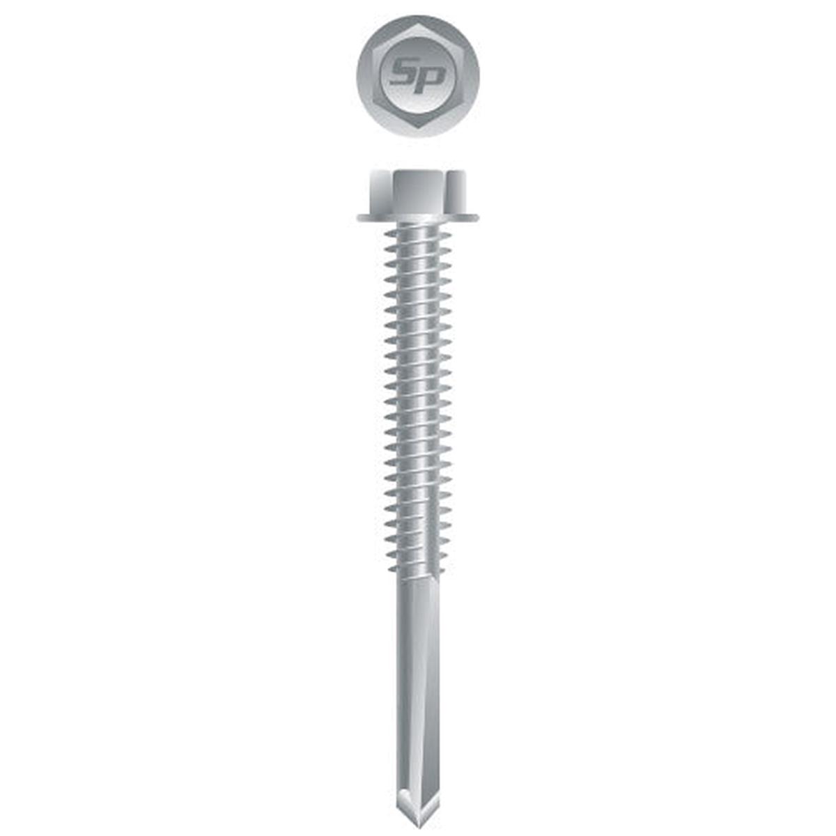 #1/4 Strong-Point Hex Washer Head 1/4-20 x 6, Strong-Shield