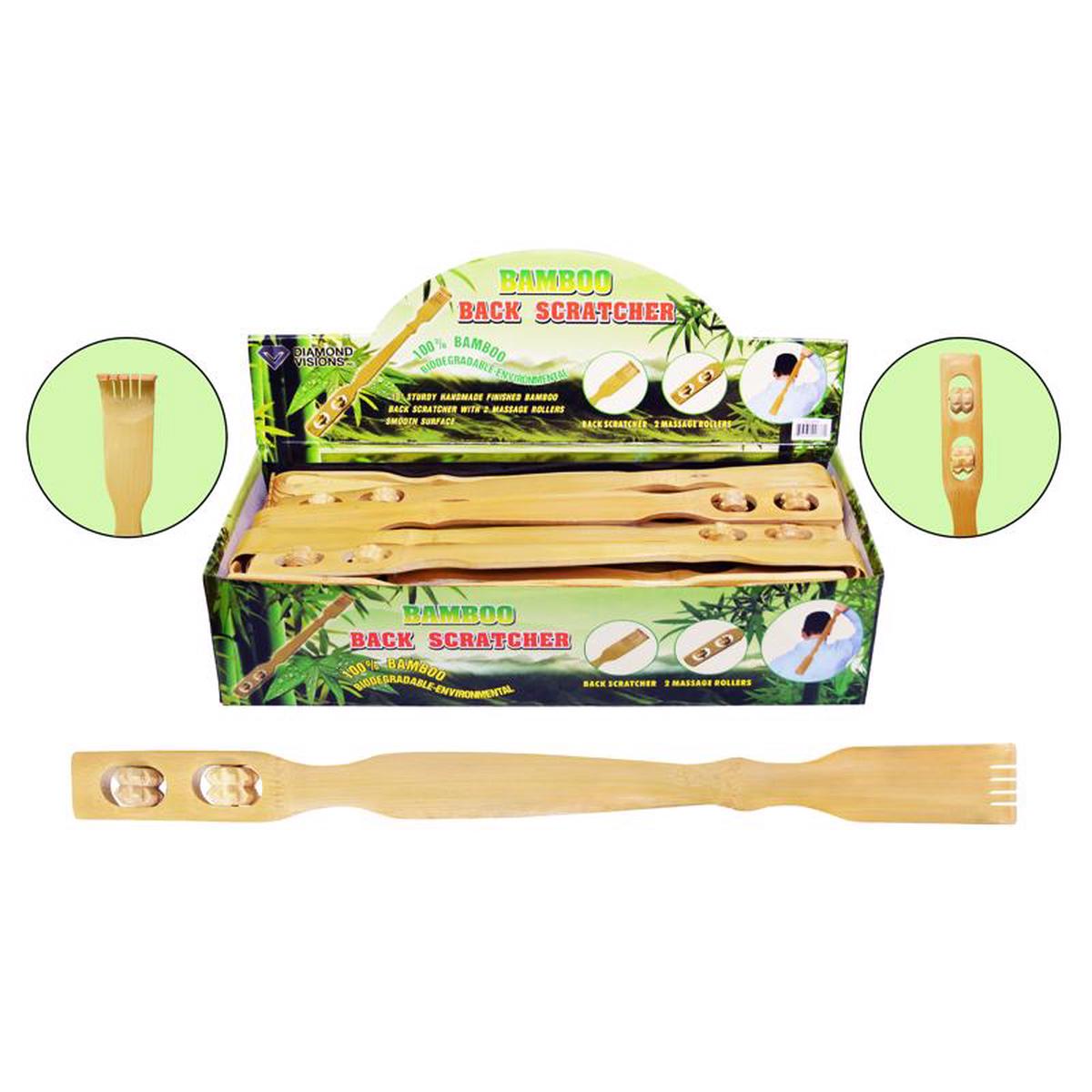 Diamond Visions Massager Back Scratcher Bamboo 1 pk, Pack of 36