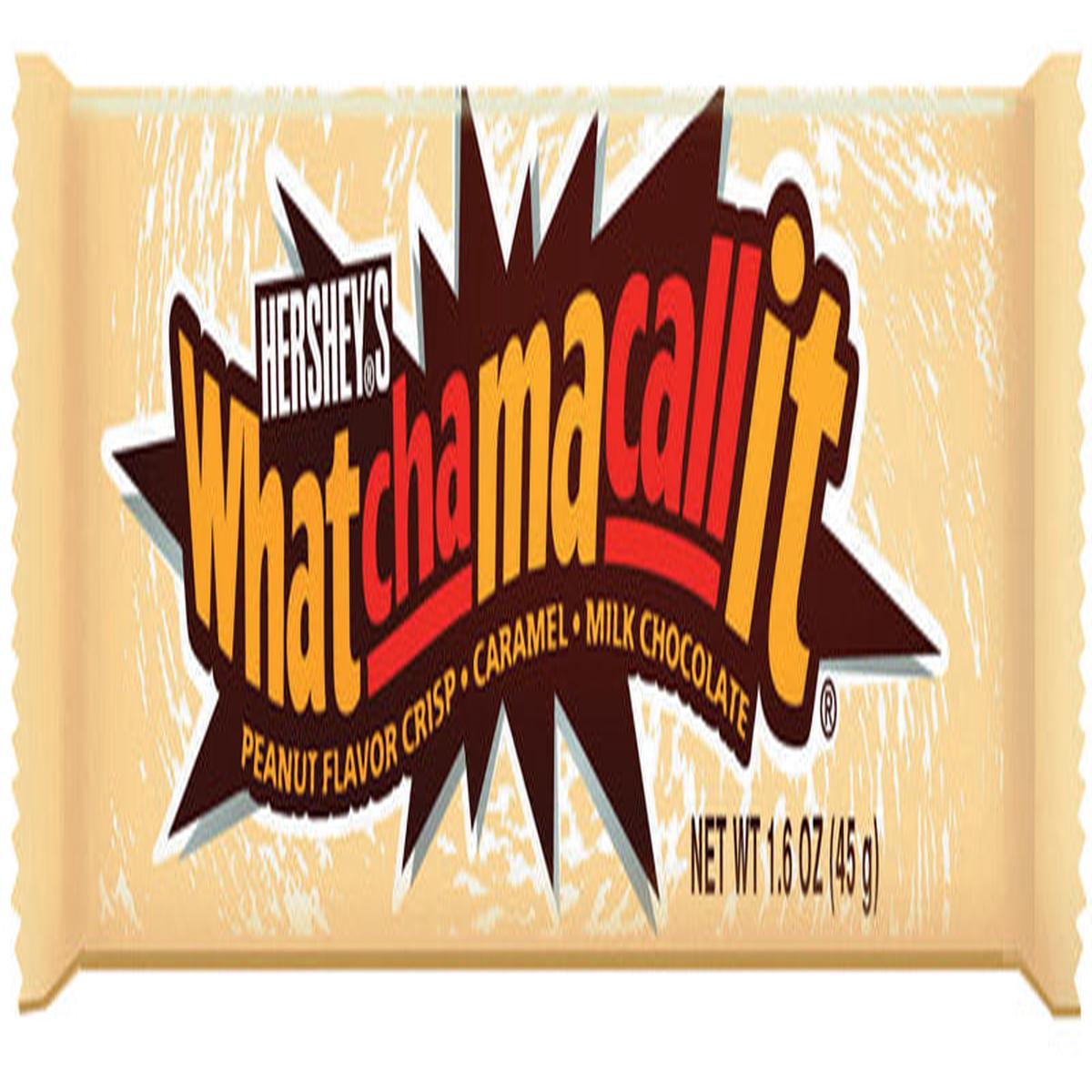 Hershey's Whatchamacallit Peanut, Caramel, Milk Chocolate Candy Bar 1.6 oz, Pack of 36