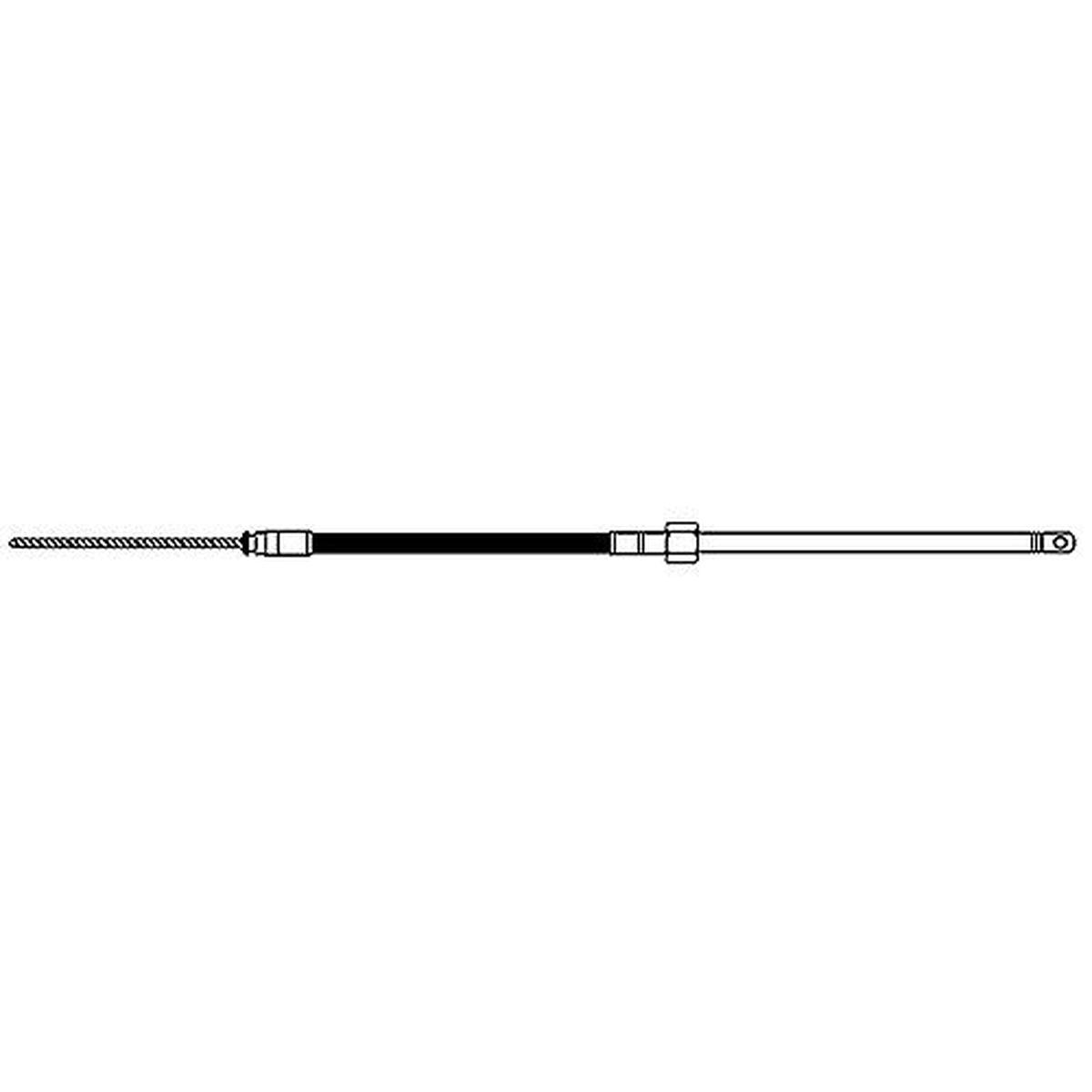 UFLEX M66 Universal QC Rotary Steering Cable (Replaces UFLEX, Morse Command 290 or Teleflex SSC62), 12'