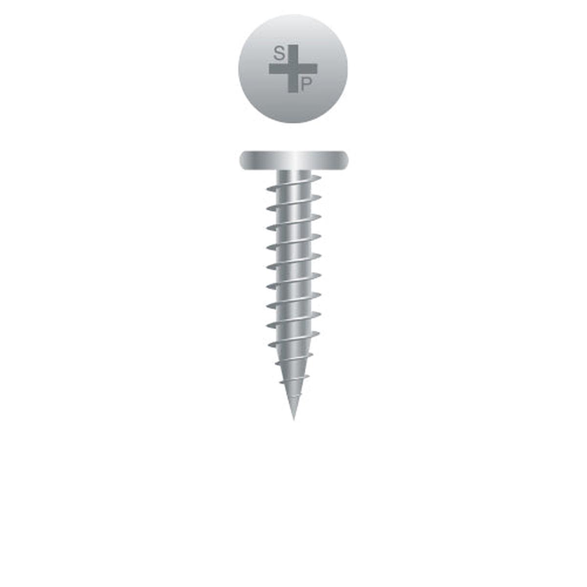 #10 Strong-Point Pancake Head 10-12 x 1-1/2, PH, Type 'A', Strong-Shield