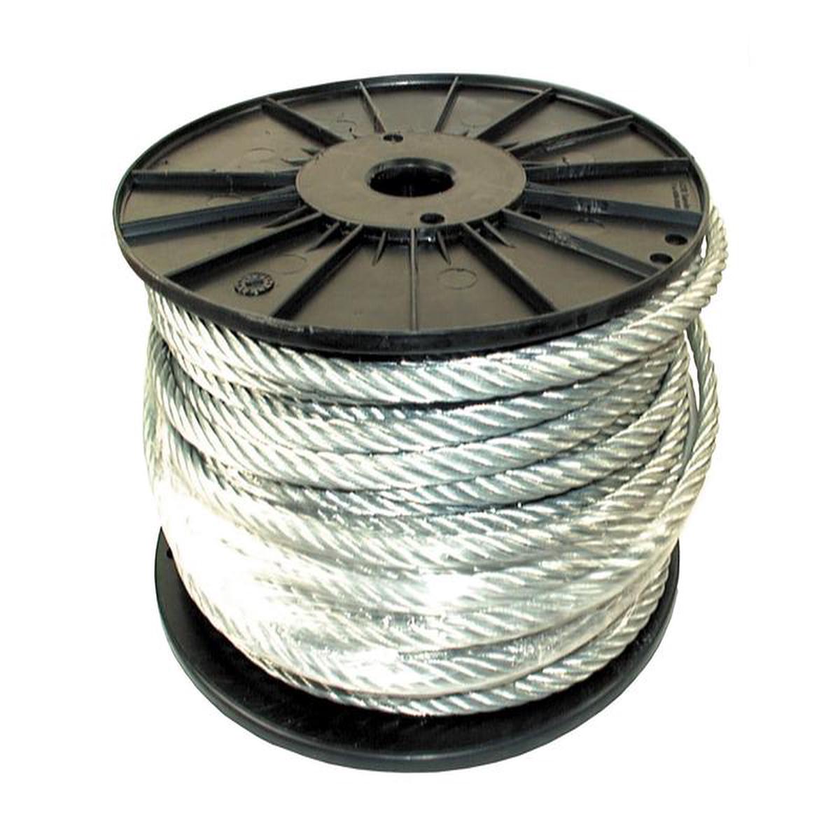 Wire Rope with Steel Core - Stainless Steel, 8 MM X 25M - Sparex Part S.139646