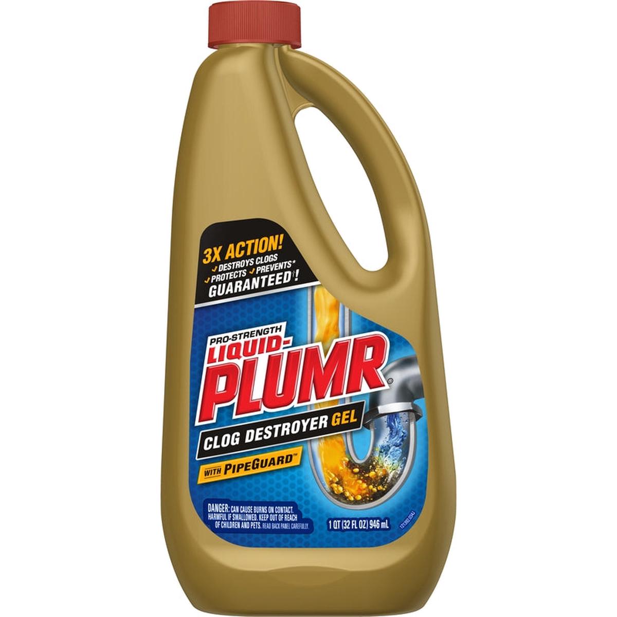 Liquid-Plumr Liquid Clog Remover 32 oz, Pack of 9