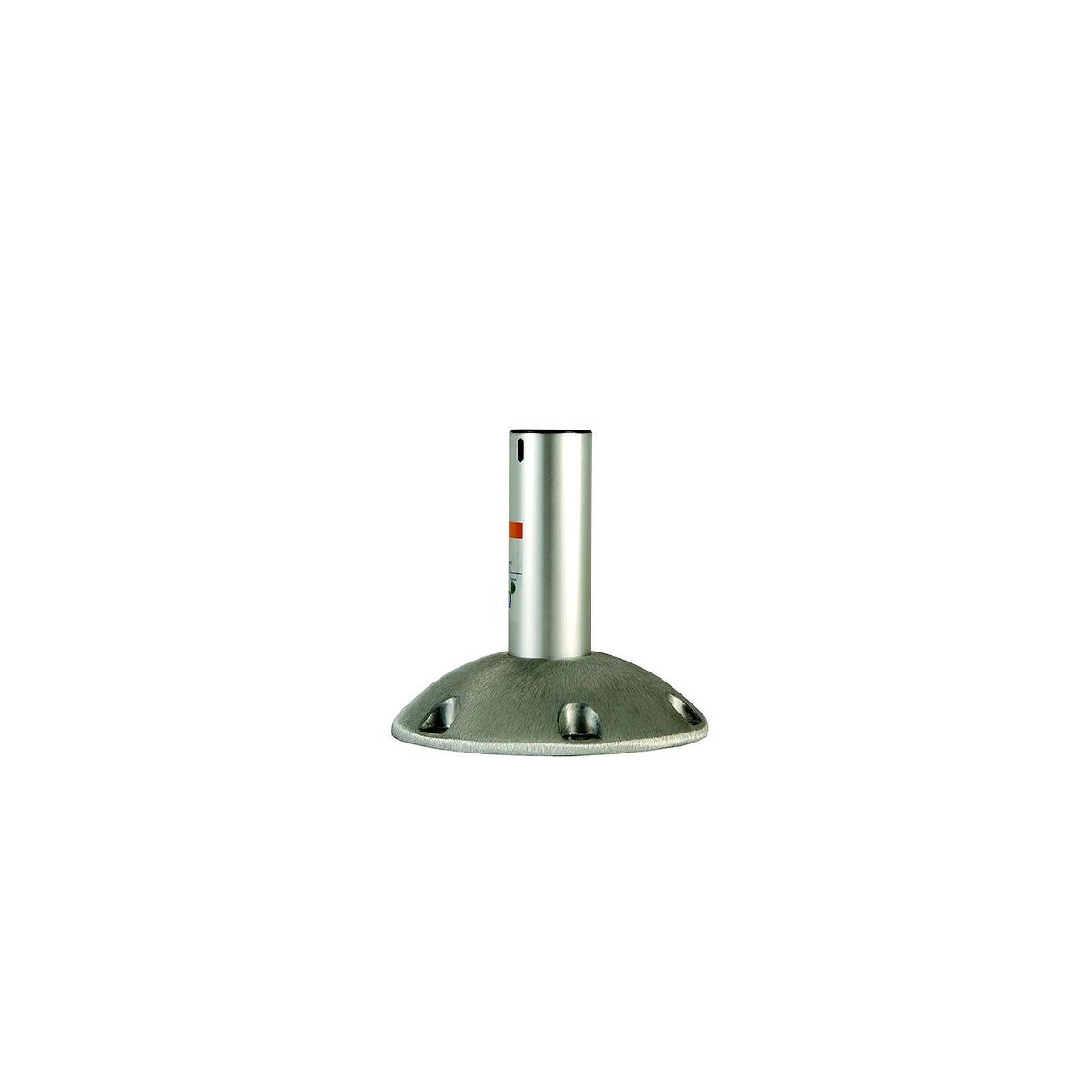 Springfield 2-3/8 Series Explorer Fixed Height Locking Pedestal, Satin Finish