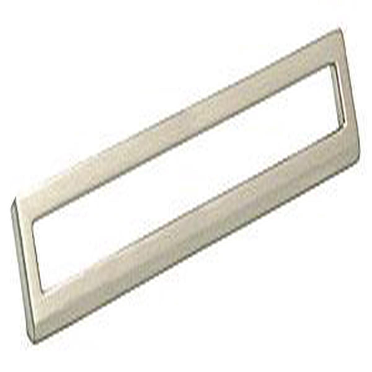 TopEx 7-9/16" (192mm)c.c. Bent Rectangular Cabinet Pull (Polished Satin Nickel) TEX-8-102222419234