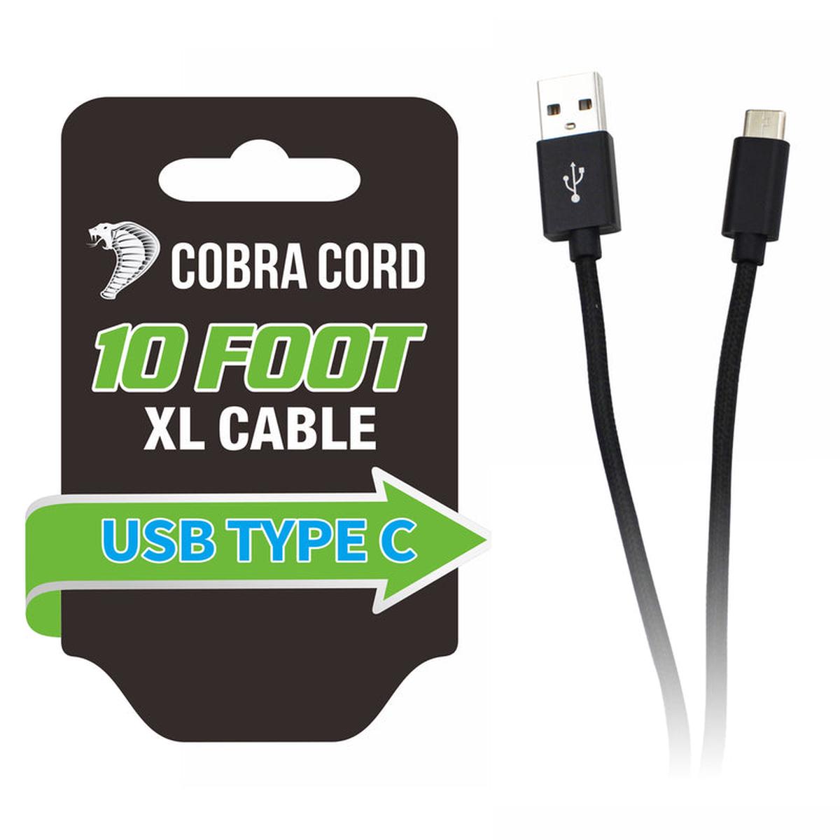 Diamond Visions Cobra Cord USB Type C Charging Cable 1 pk, Pack of 12
