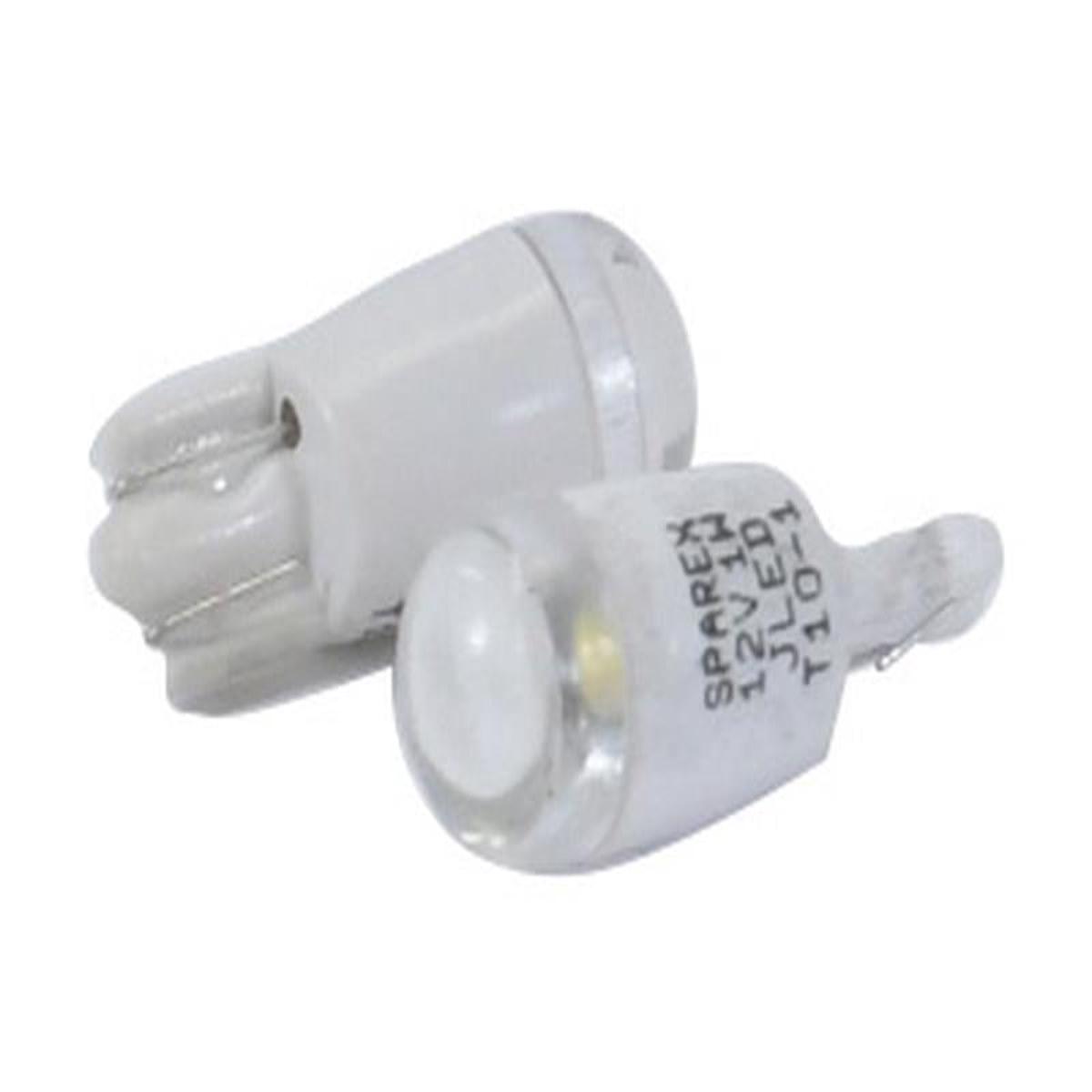 LED Light Bulb 12V 1W W2.1x9.5d for Vehicles - Agripak 2 Pcs. - Sparex Part S.168430