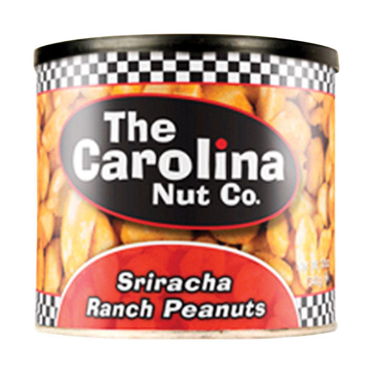 Carolina Nut Co. Sriracha Ranch Peanuts 12 oz Can, Pack of 6