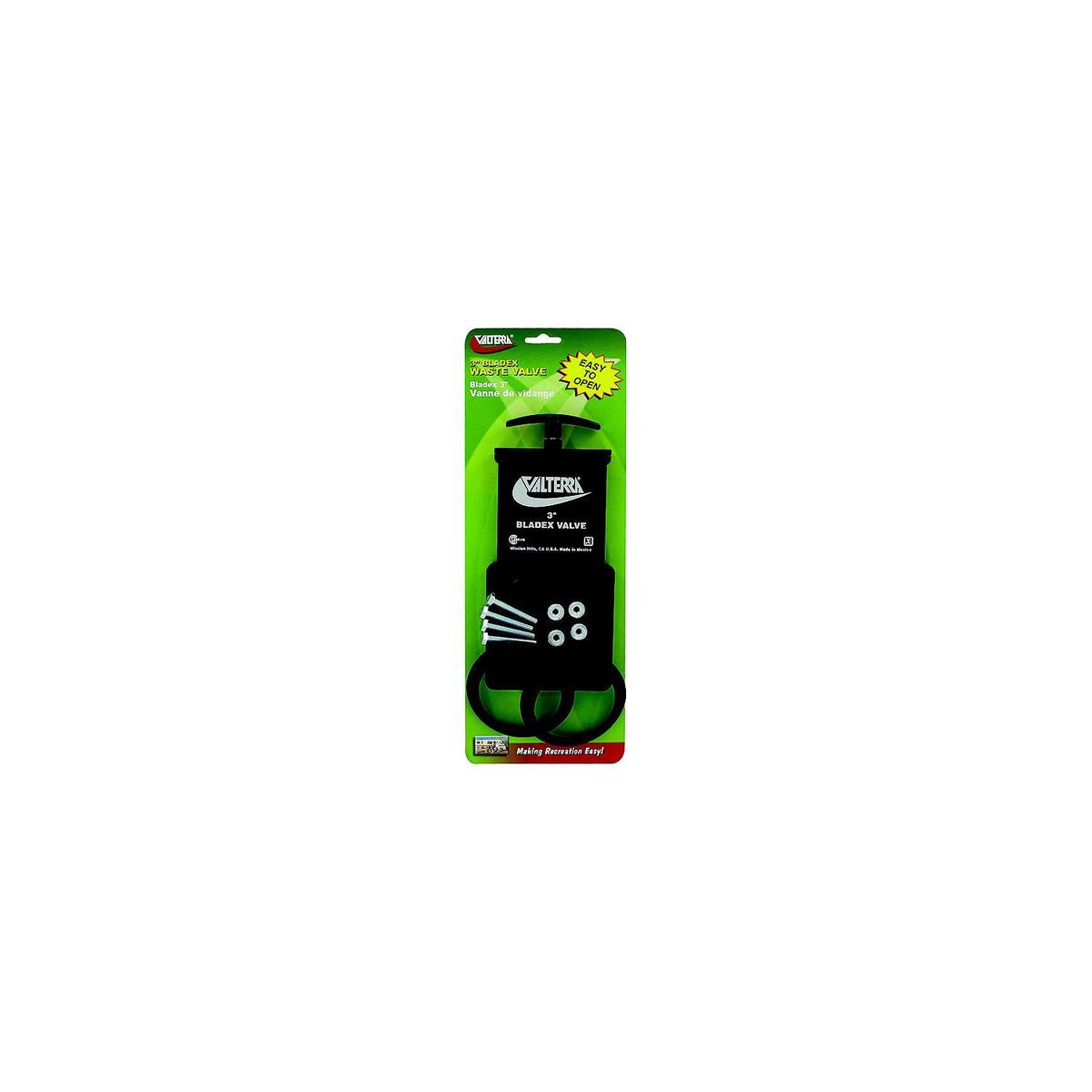 Valterra Bladex Waste Valve W/Plastic Handle, 3