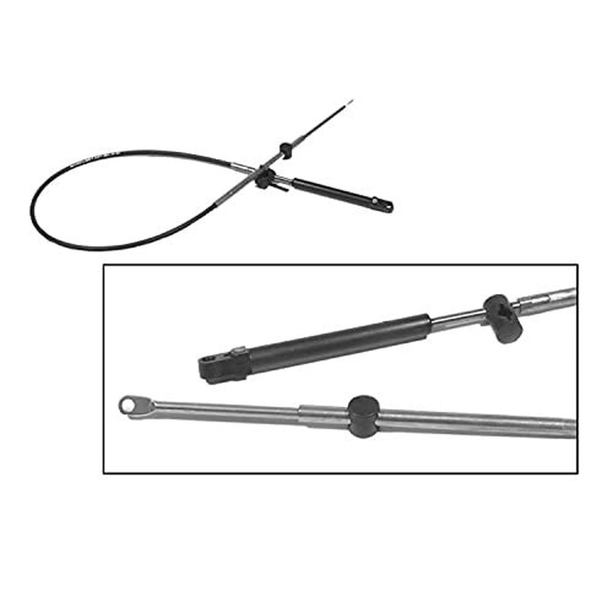 15' Mercury Control Cables - Gen I Premium