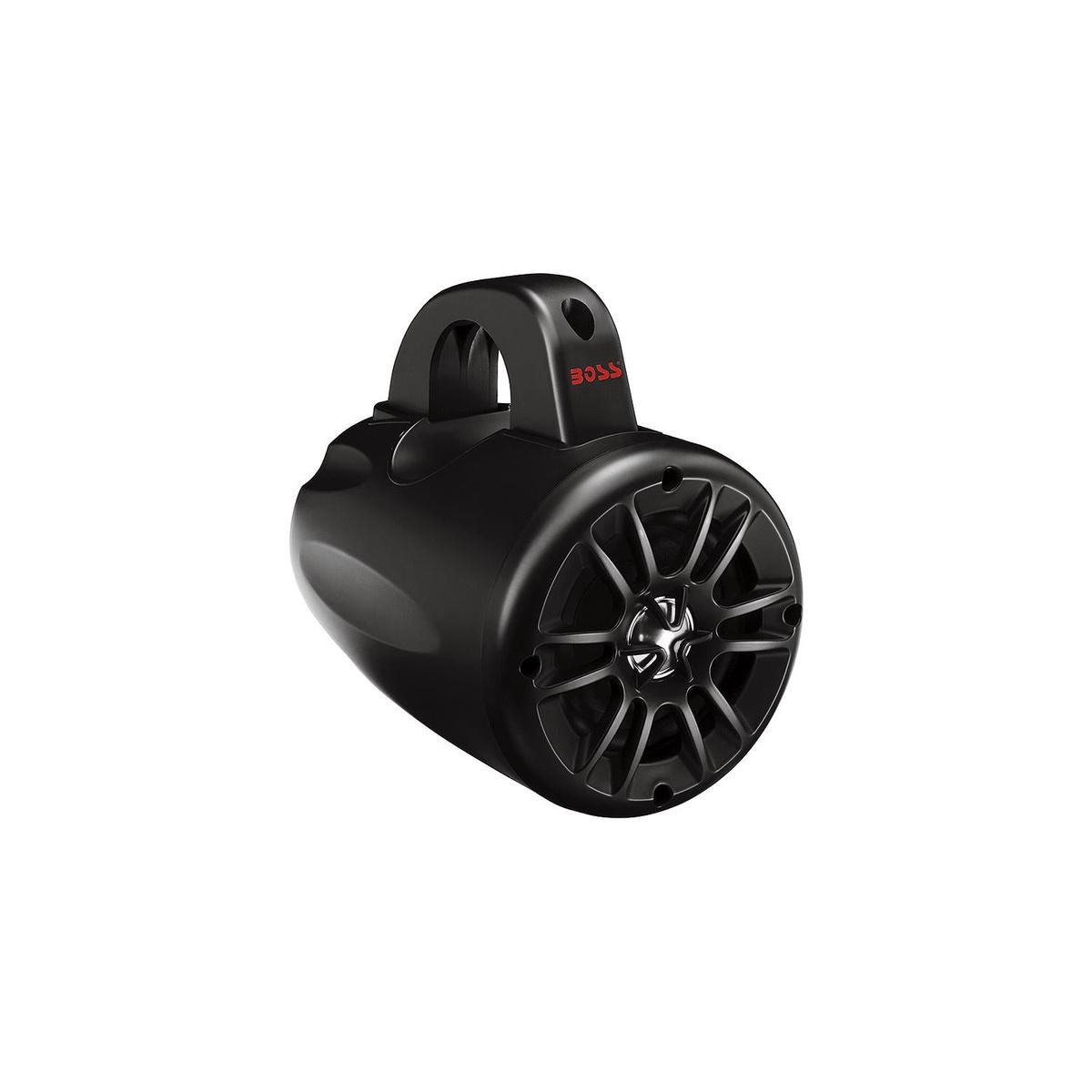 Boss 4 2-Way Bluetooth Waketower Speaker Pods - Amplified, Black Pr.