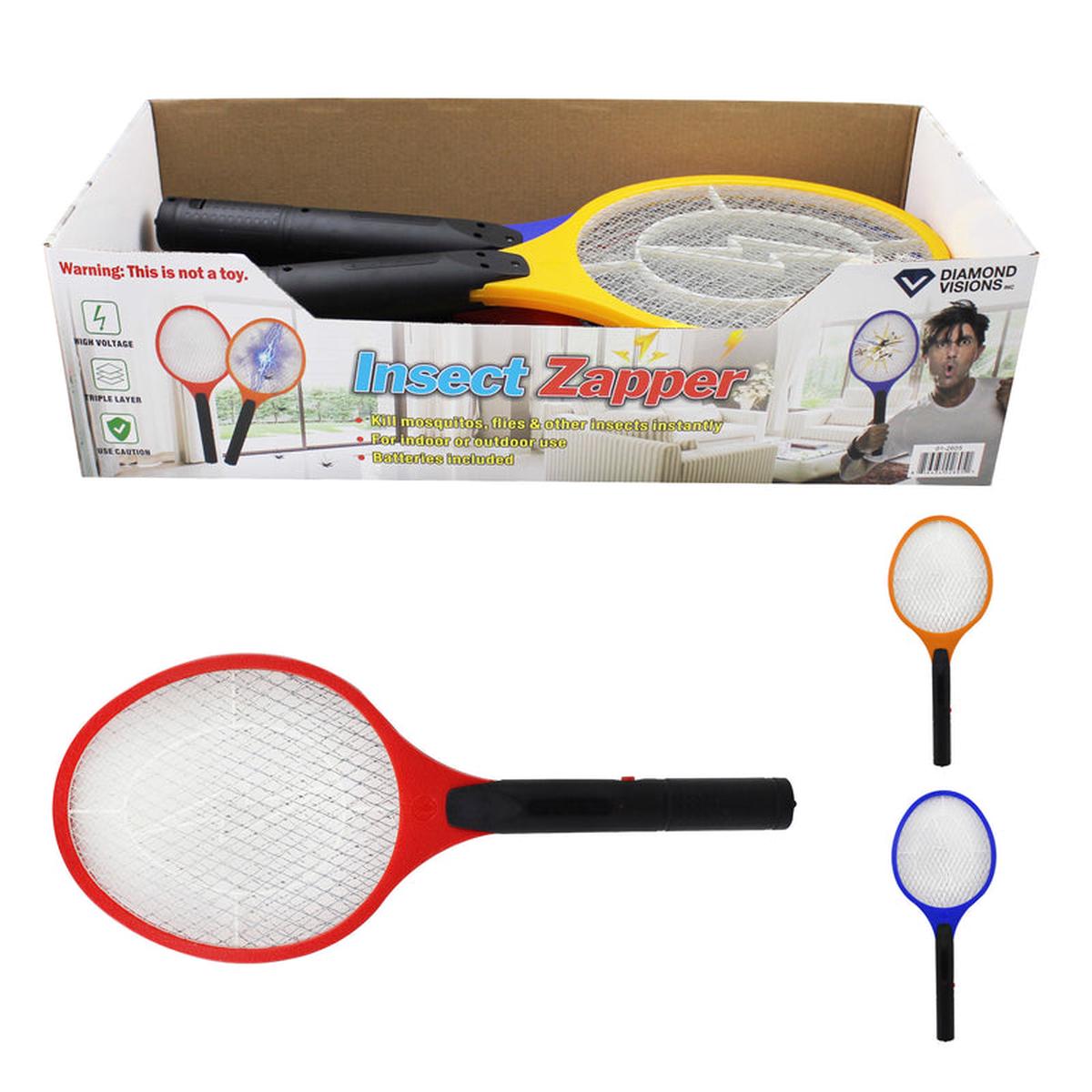 Diamond Visions Indoor and Outdoor Insect Racket Zapper, Pack of 6