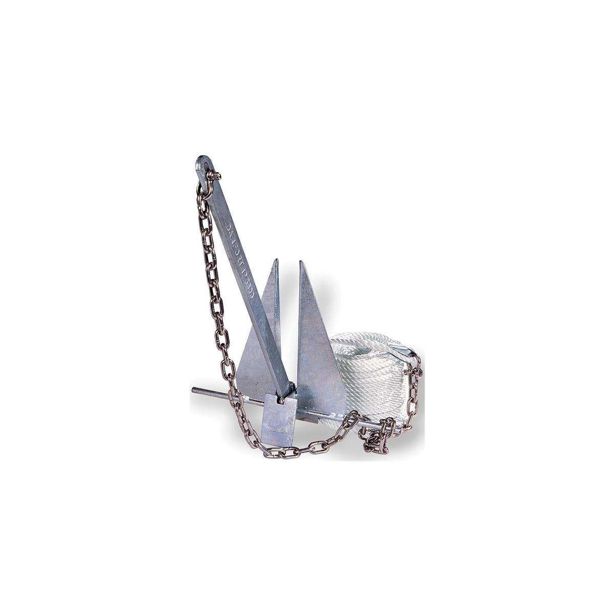 Tie Down Engineering Deluxe Anchor Kit Includes Anchor, Anchor Line, Chain and Shackles