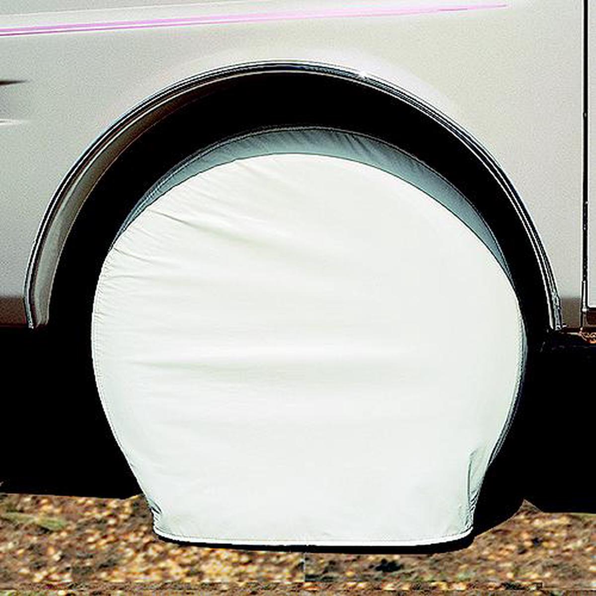 ADCO Polar White Vinyl Tyre Gards (2 Per Pack)
