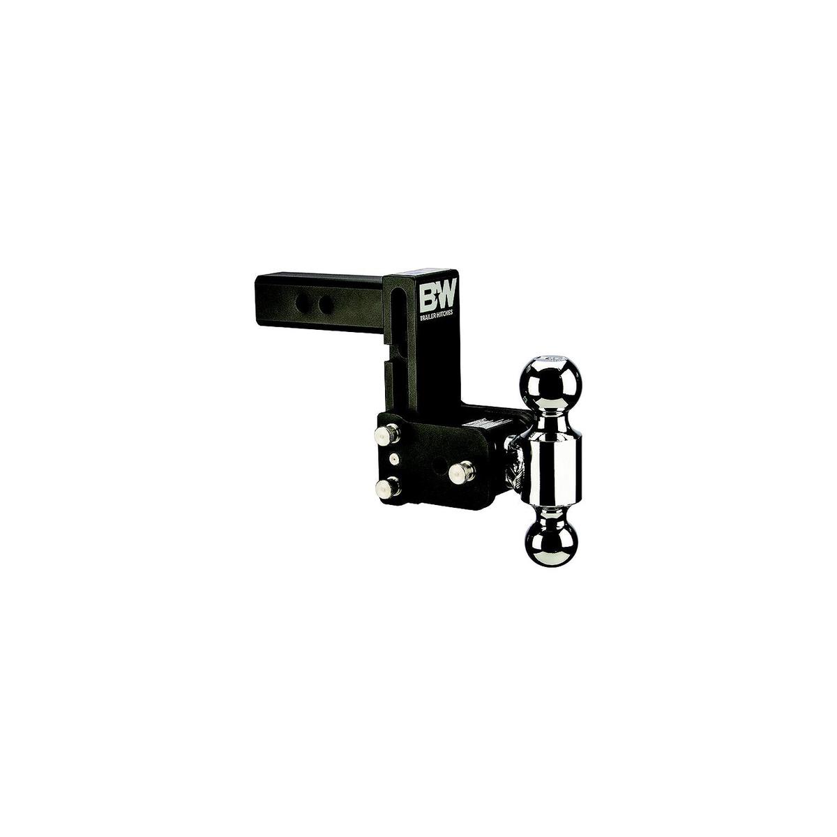 B&W TS10037B Trailer Hitches Tow & Stow Dual Ball Receiver Hitch | Fits Standard 2 Receiver