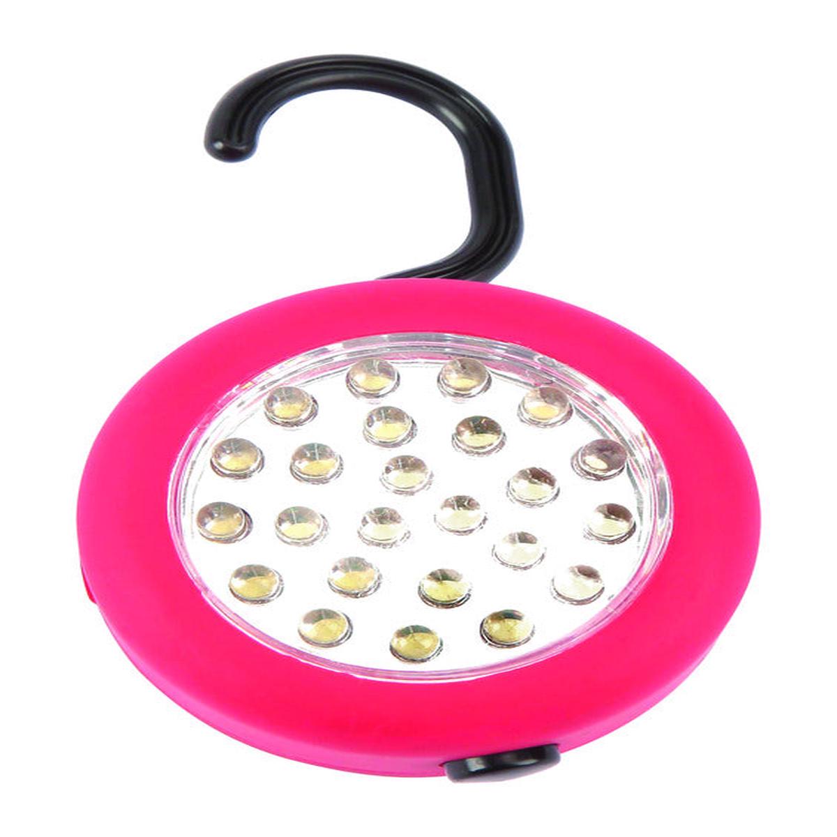 Home Plus Red Battery Powered LED Hanging Puck Light 1 pk, Pack of 12