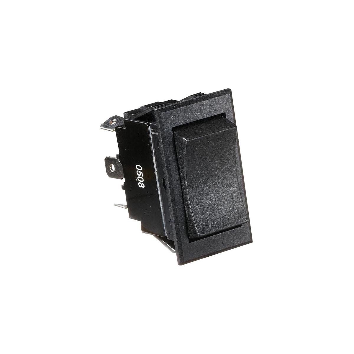SWITCH-ROCKER 20A 6-TERM BLACK