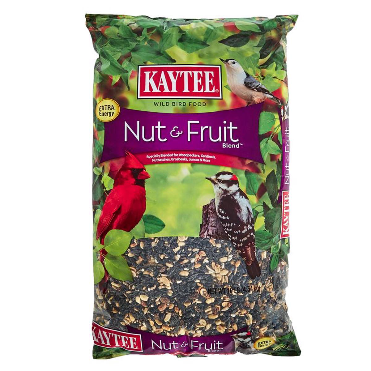 Kaytee Songbird Nut & Fruit Wild Bird Food 10 lb, Pack of 4