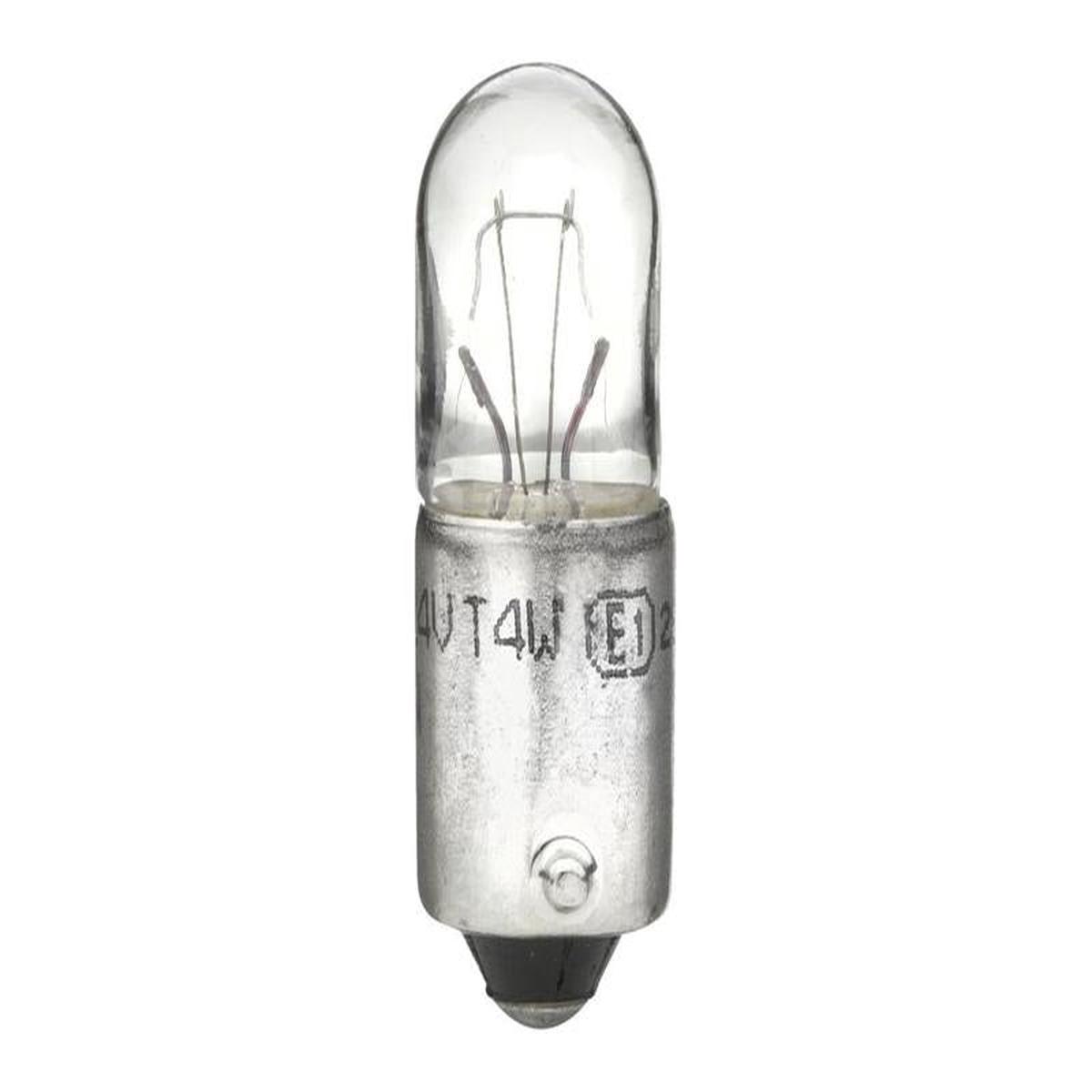 Light Bulb (Halogen) T4W, 24V, 4W, BA9s (Box 1 Pc.) - Sparex Part S.165733
