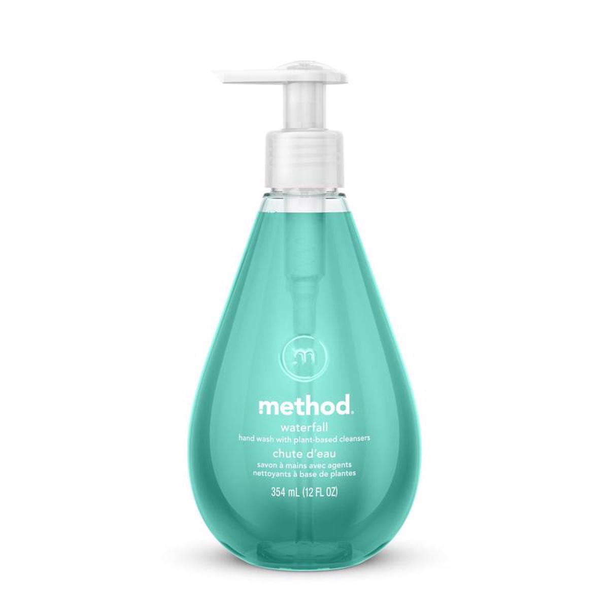 Method Waterfall Scent Gel Hand Wash 12 oz, Pack of 6