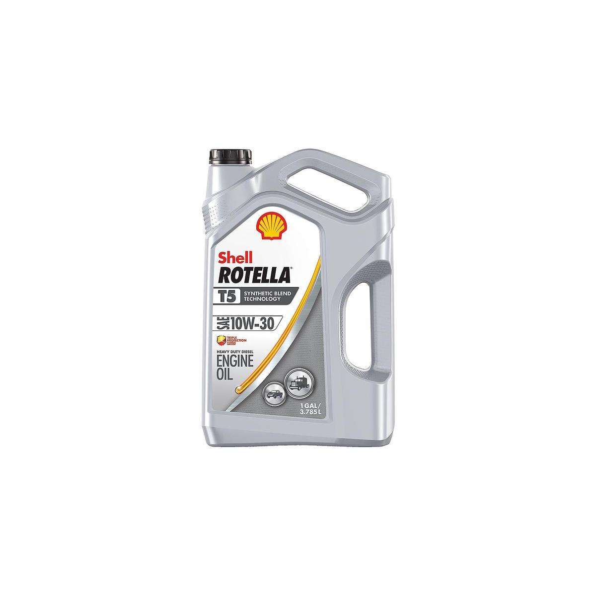 Shell Rotella T5 Synthetic Blend Diesel Engine Oil, Pack of 3