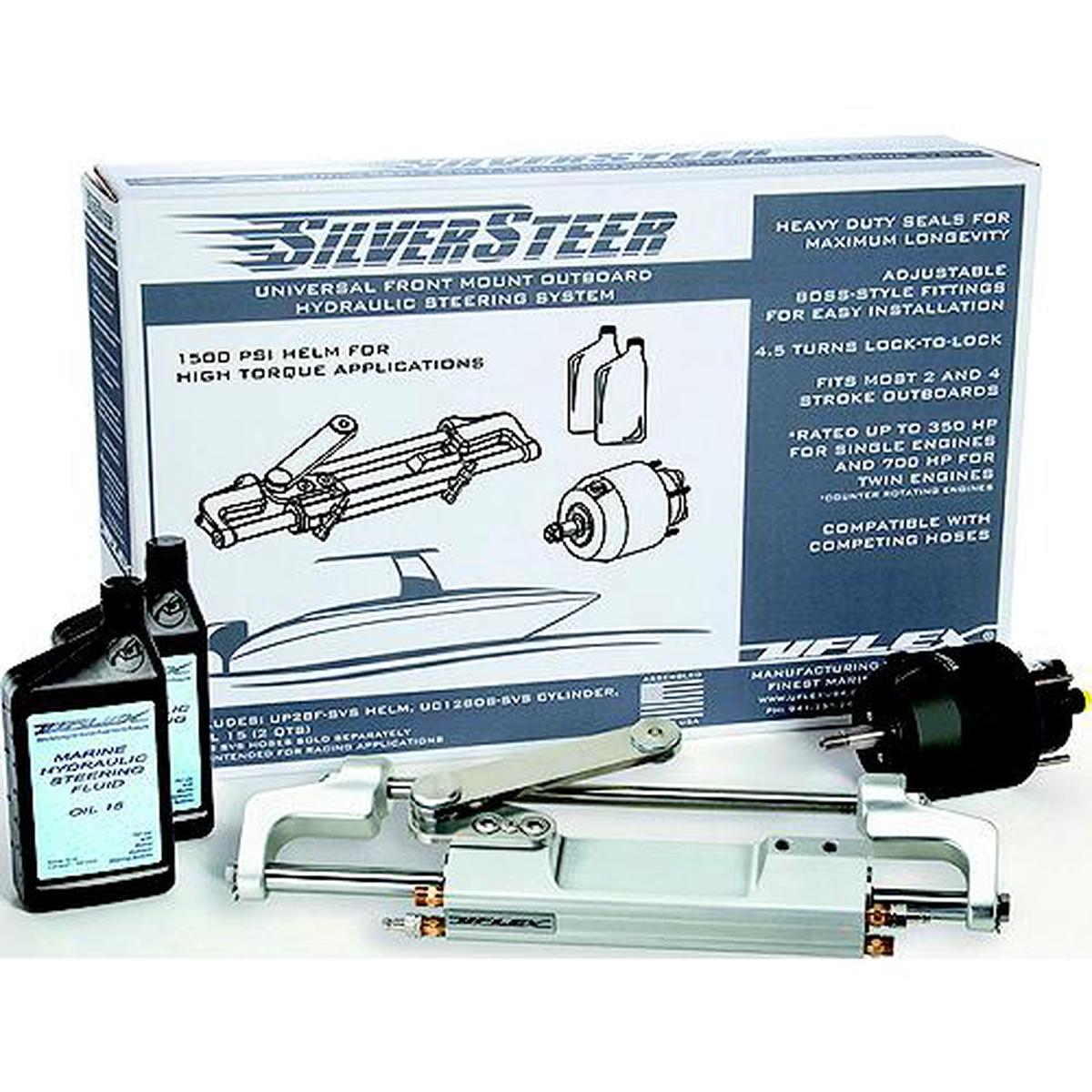 Uflex SILVERSTEERXP2 Universal Front Mount Outboard Hydralic Steering System