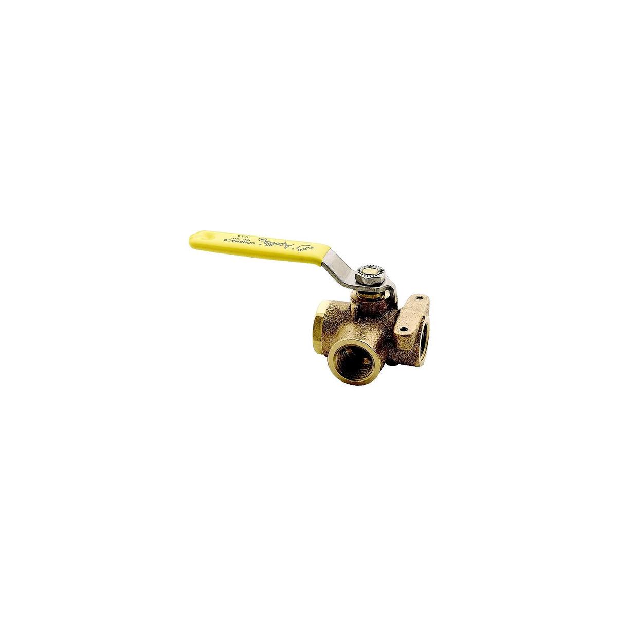 1/2 3-Way Bronze Diverter Valve