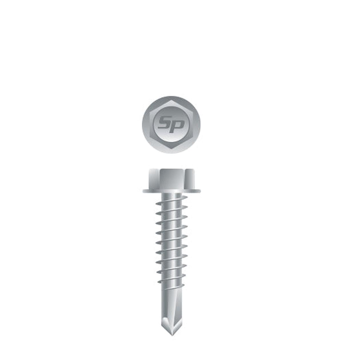 #10 Strong-Point Hex Washer Head 10-16 x 1, Strong-Shield