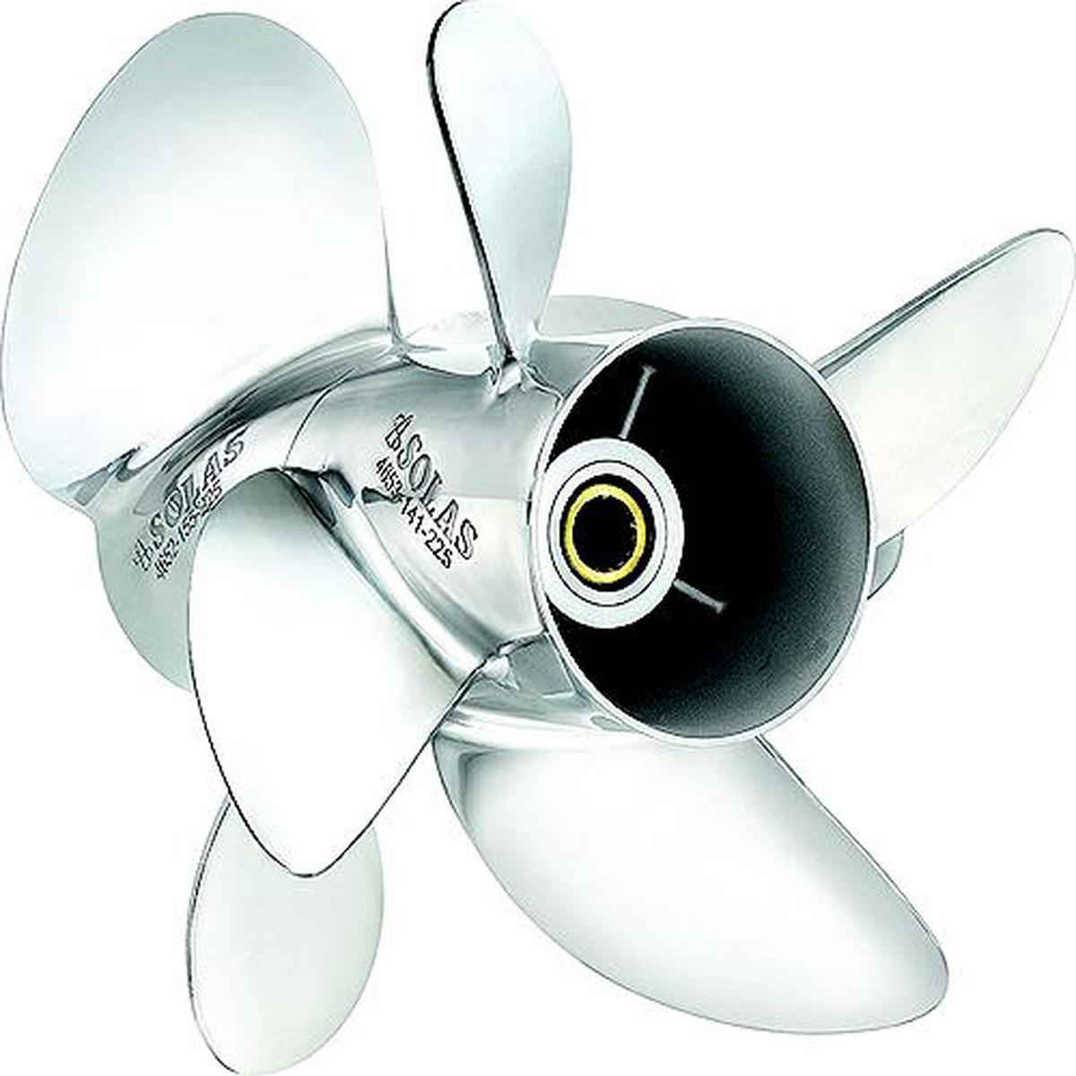 Solas 4652155210 Dual Prop System - Suzuki, Front, 15.5 x 21