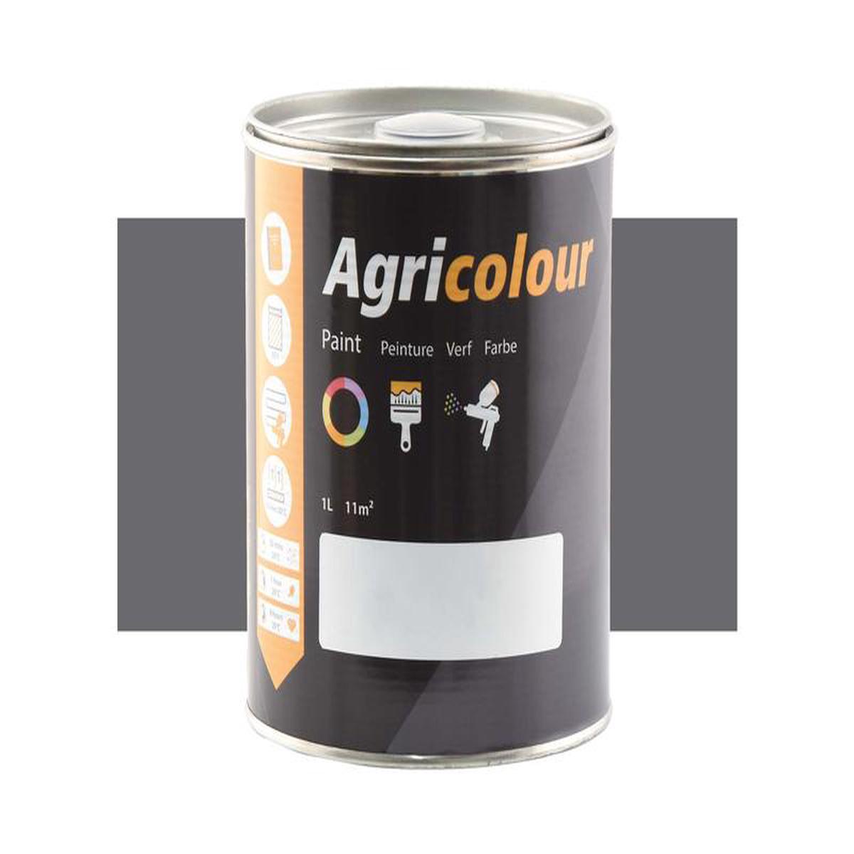 Agricolour - Light Grey Gloss Paint 1L Tin - Sparex Part S.83041