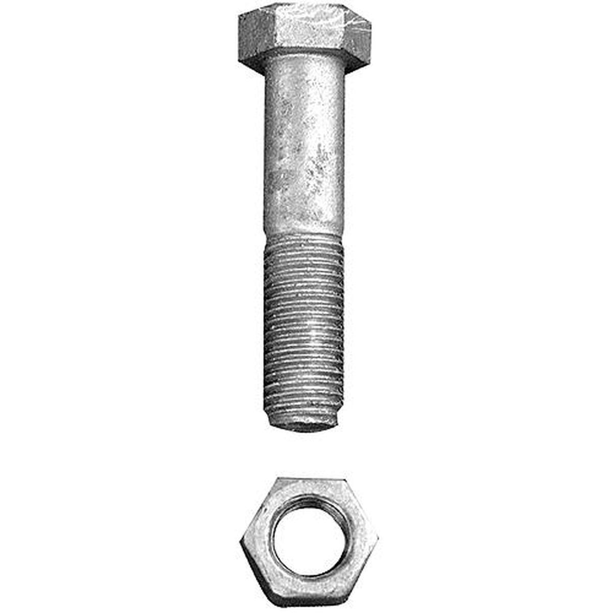 Tie Down Engineering Dock Hardware - Galvanized Hex Head Bolt Set 3/4 x 3-1/2 (8 Per Bag)