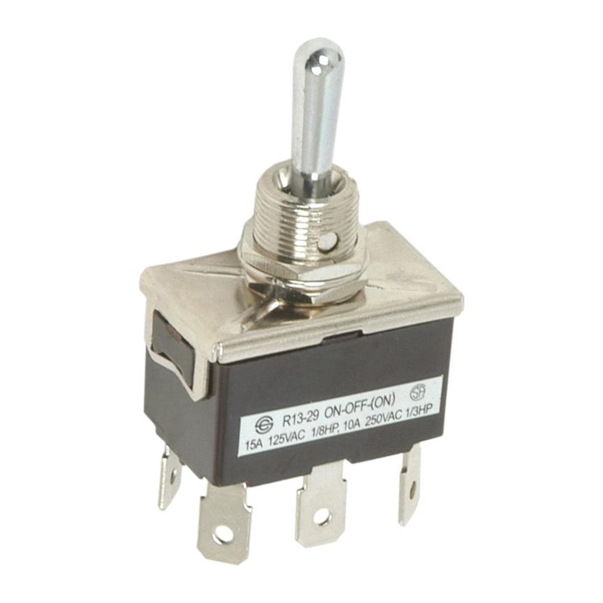 Toggle Switch, on/Off/(on) Sprung Centred - Sparex Part S.20970