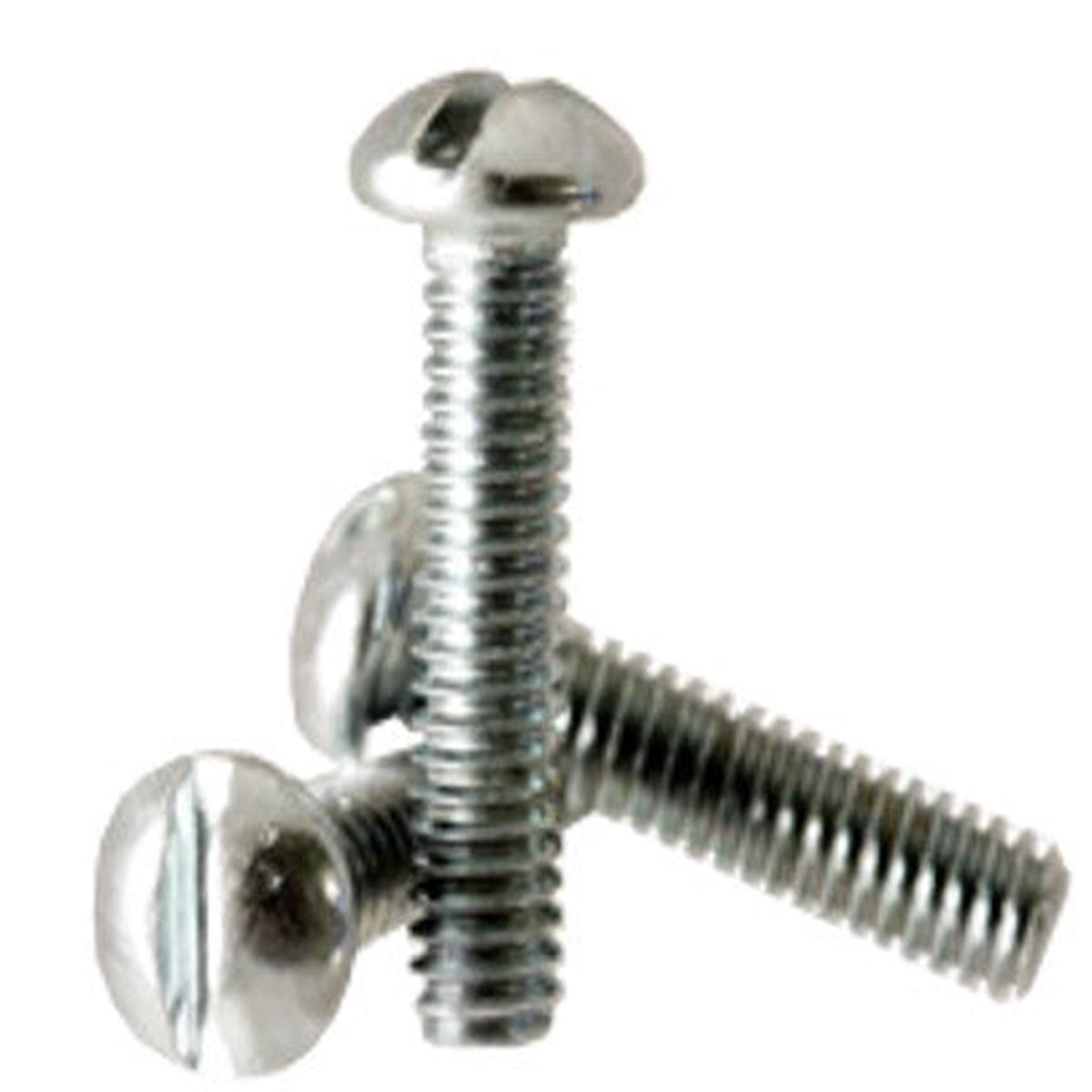 #10-24x1", MACHINE SCREW RH SLOT [100/BOX]