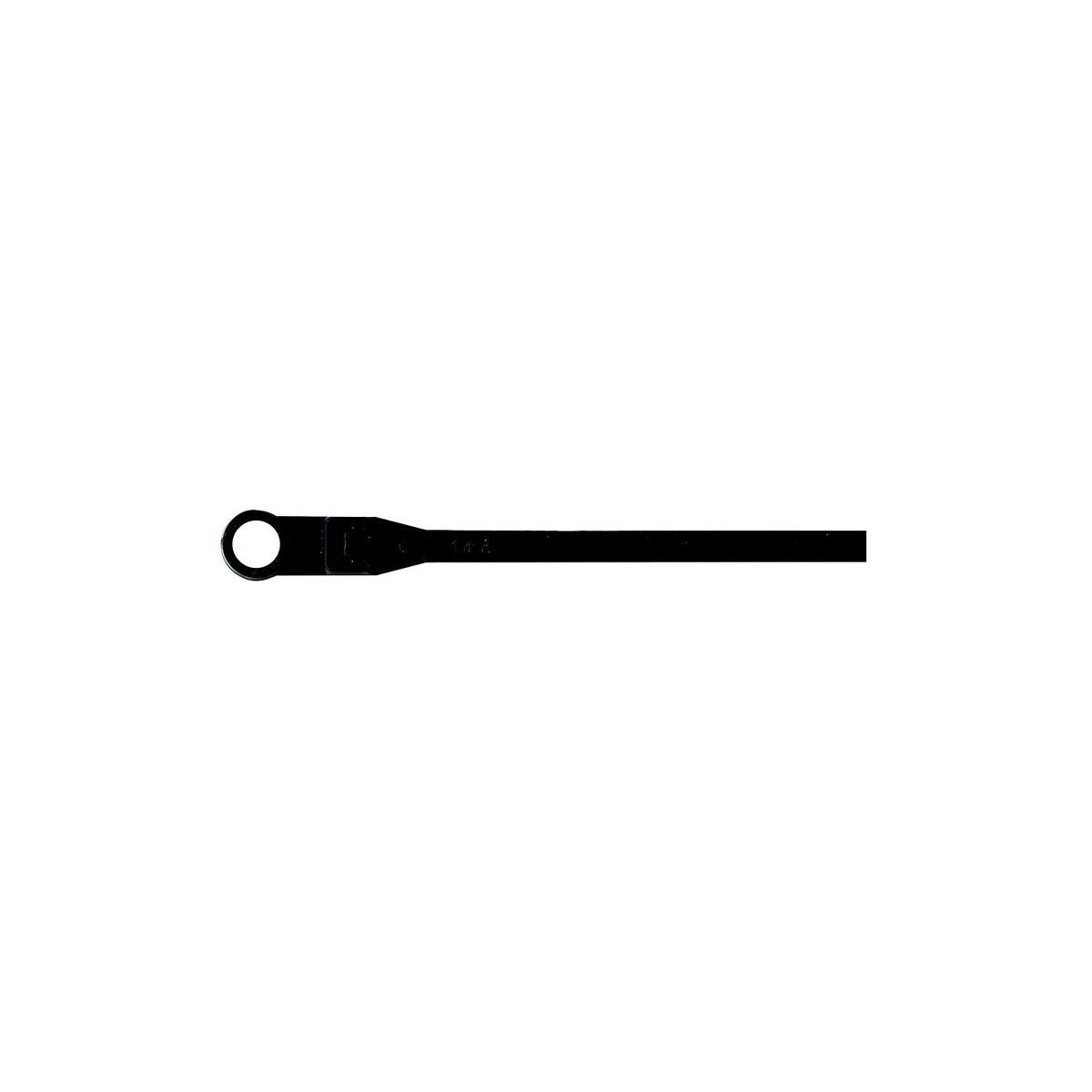 8 Nylon Mounting Cable Tie, 25 Pcs. Black