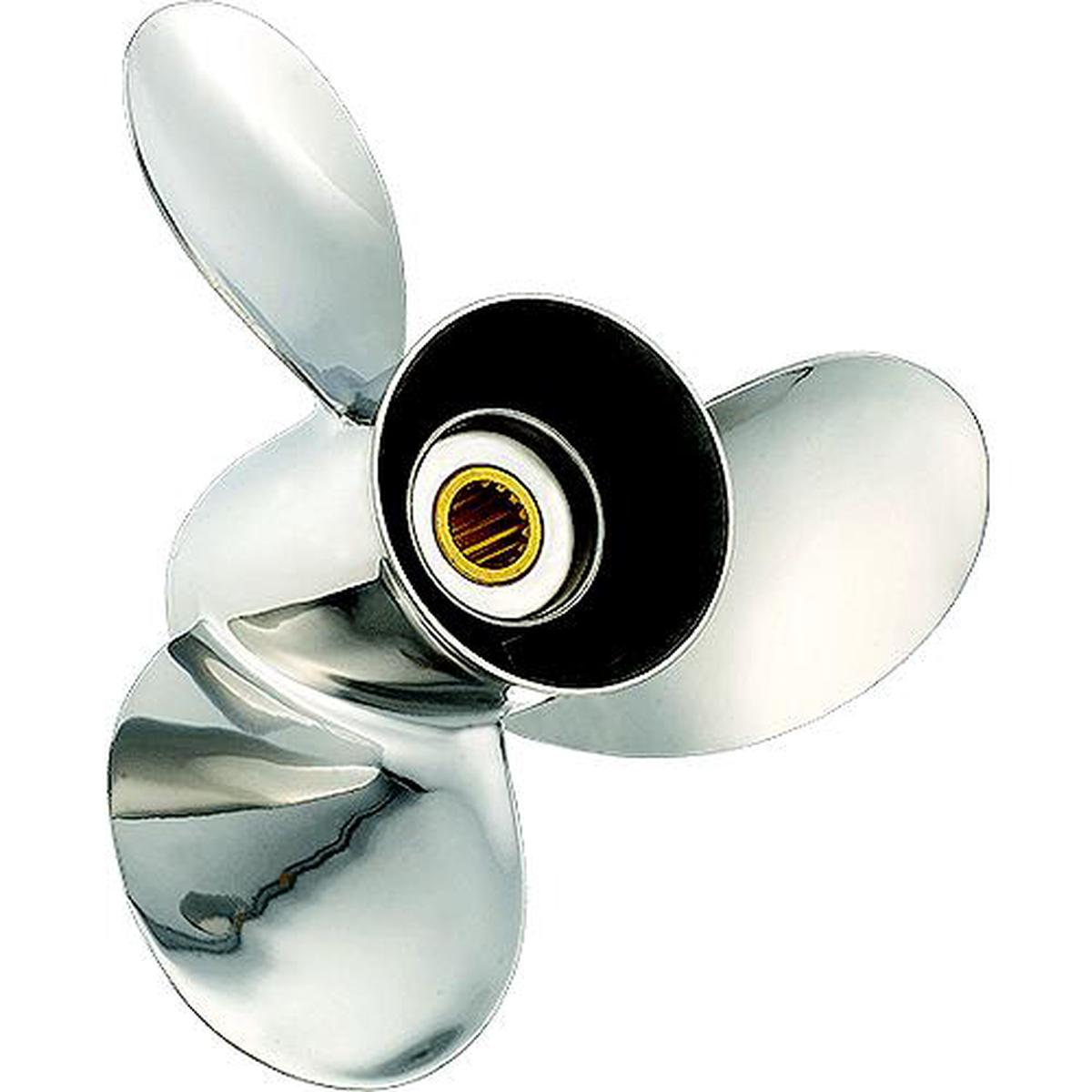 Solas 3441-138-15 Titan Stainless Steel 3-Blade Propeller For Yamaha