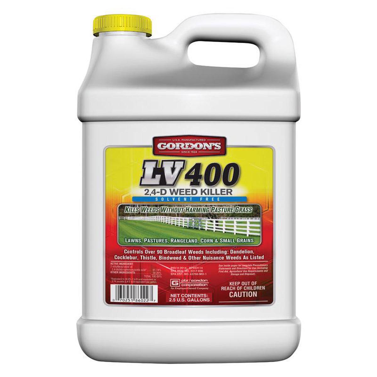 Gordon's 8601122 Weed Killer, Liquid, Spray Application, 2.5 gal, Pack of 2