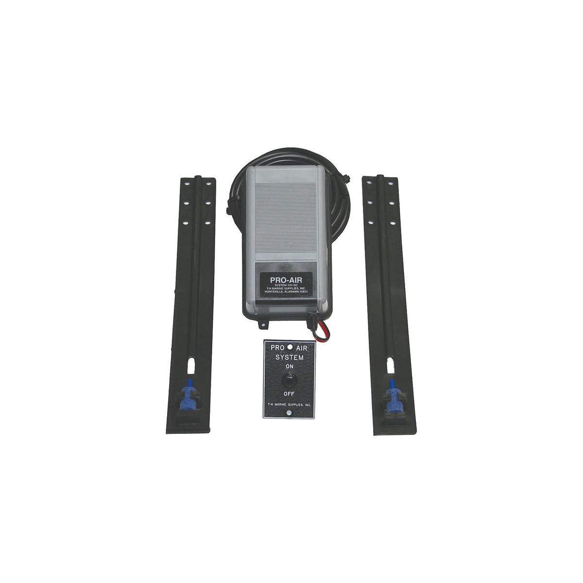T-H Marine 12V Complete Pro-Air System Livewell Aeration Kit With Air Stones