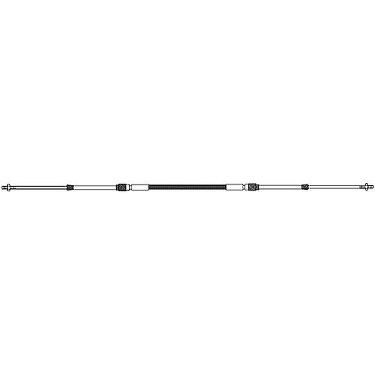 UFLEX C8 3300 Type Premium Universal Style Engine Control Cable 10-32 UNF, 15'