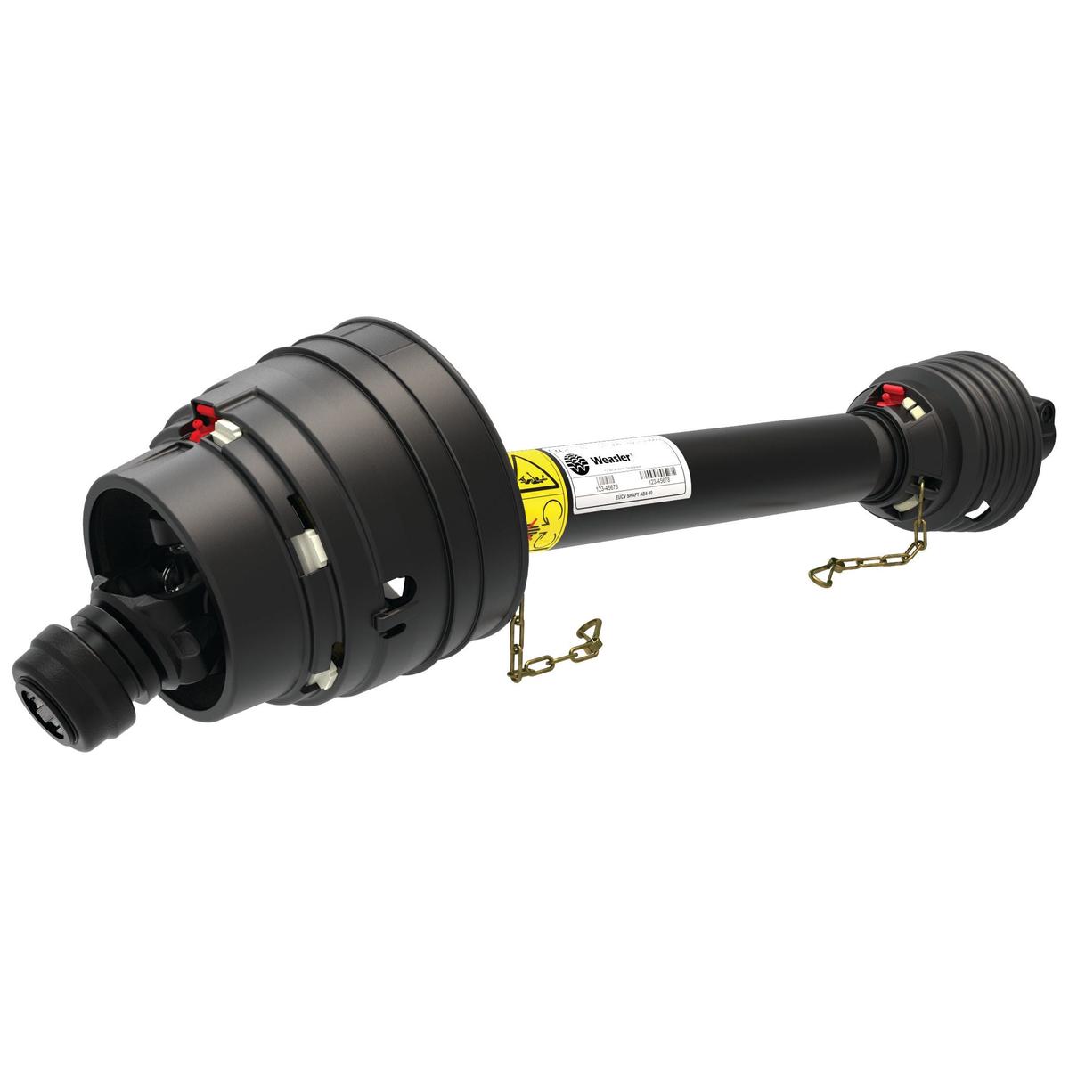 Weasler PTO Shaft - EUCV Wide Angle - One End, (Lz) Length: 1210 MM, 1 3/8in X 6 Spline 80 W.a. to 1 3/8in X 6 Spline Q.r. - Sparex Part S.39028