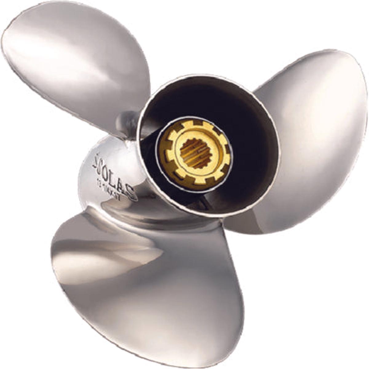 Solas 333111113 New Saturn Stainless Steel 3-Blade Propeller For Yamaha