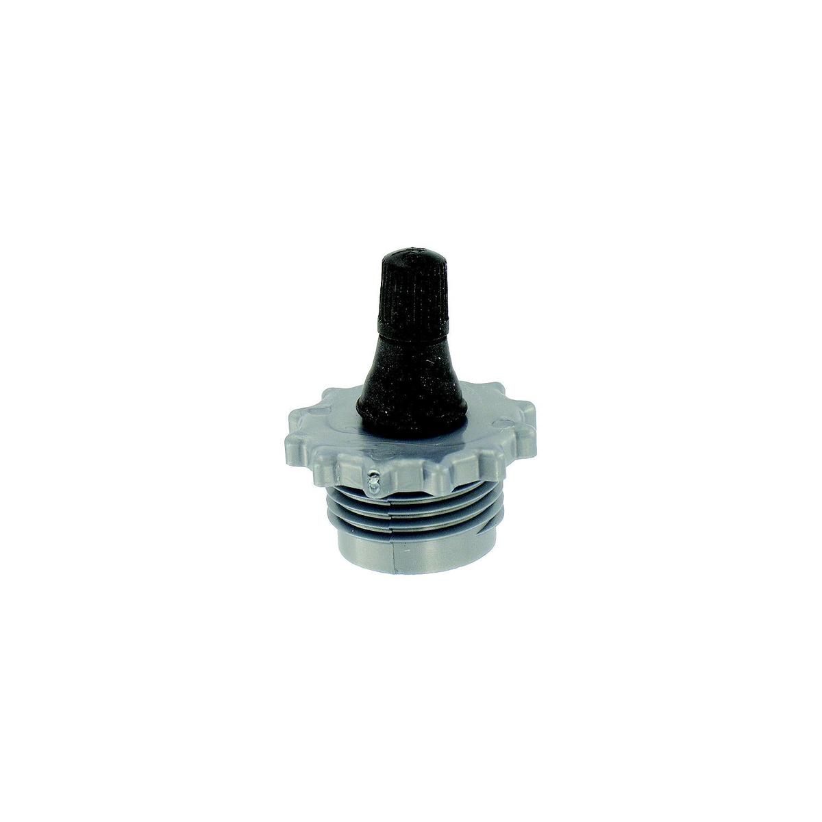 Valterra Blow Out Plug, Gray Plastic w/Valve