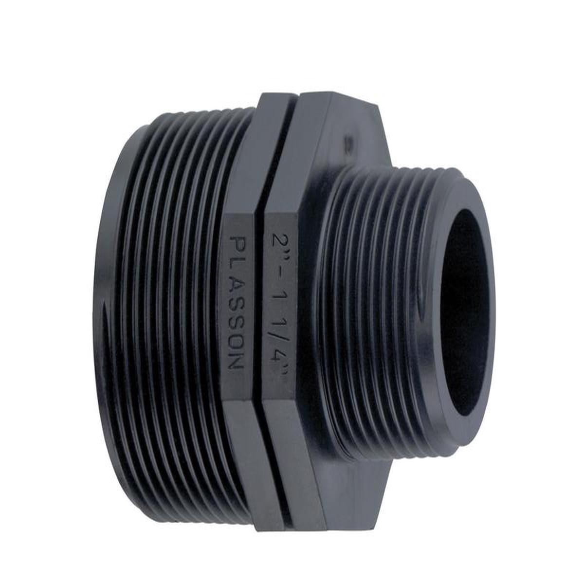 Threaded Reducing Nipple 1in X 3/4in Durable Pipe Fitting - Sparex Part S.153812