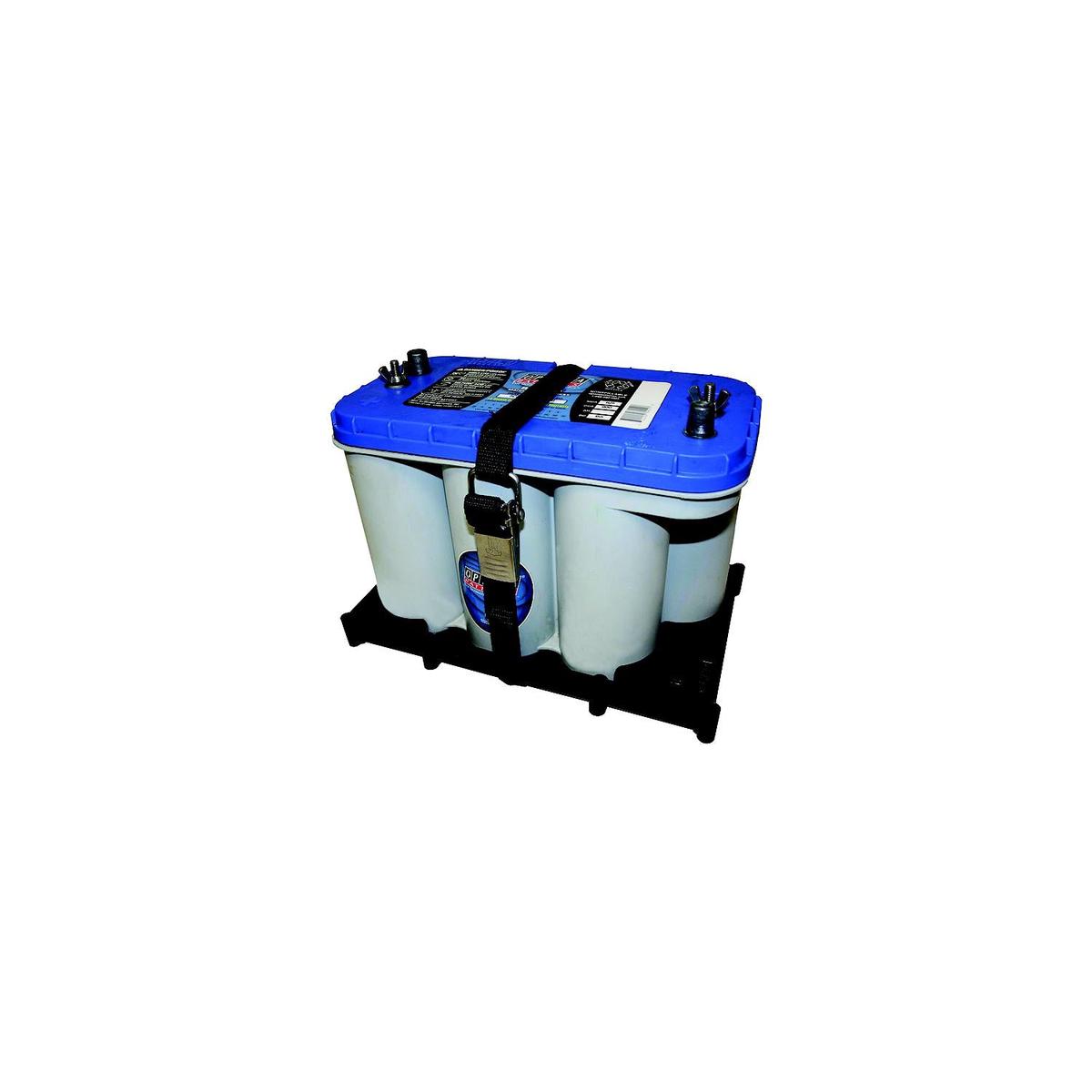 T-H Marine Battery Holder Tray For Optima Batteries D27M and D31M