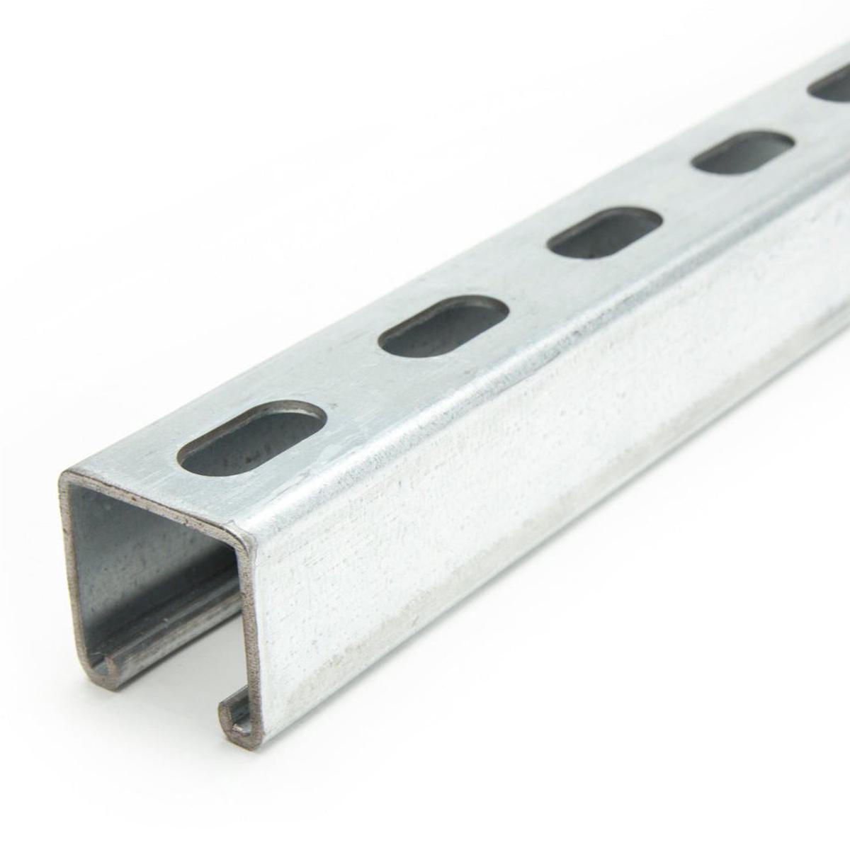 1-5/8" x 1-5/8" Short Slotted Strut Channel 6 ft. - Pre-Galvanized