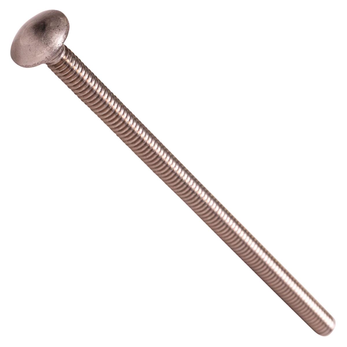 Conquest 1/4" x 5" Carriage Bolt - 18-8 Stainless Steel