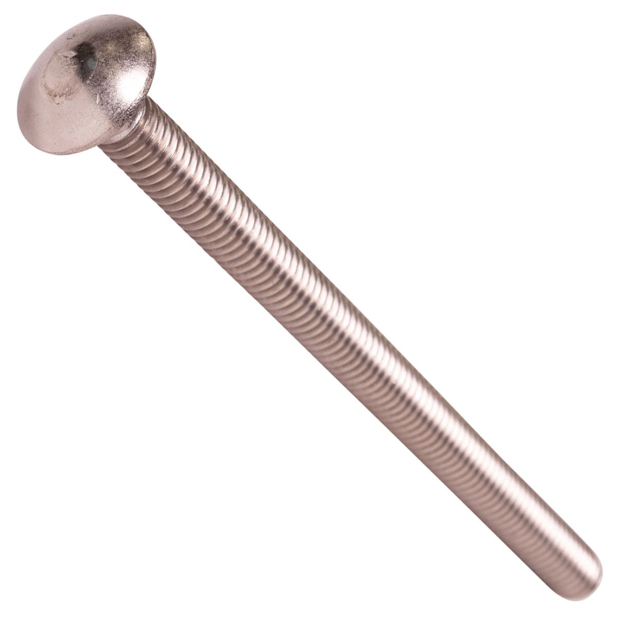 Conquest 3/8" x 6" Carriage Bolt - 18-8 Stainless Steel | Qty. 125 (Carton)